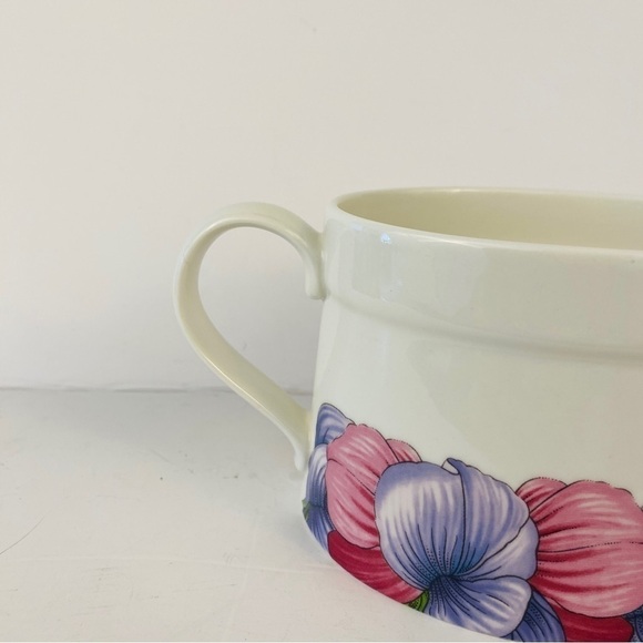 PORTMEIRION gravy boat open sauce botanic blooms pink purple floral flowers - Picture 5 of 12